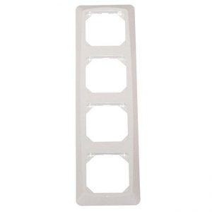 Kombinasjonsplate Egant 4-Hull Hvit-0