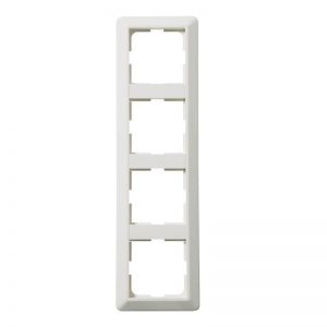 Kombinasjonsplate 4-Hull L574 Hvit-El-0