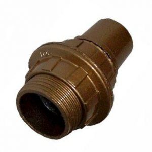 Lampeholder E14 Gjeng Bronse med 2 Ringer-0