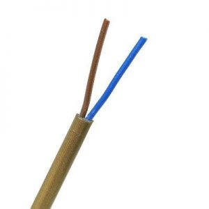 Lampettledning PL 2 X 0,75 bronse-met-0