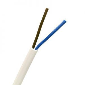 Lampettledning PL 2 X 0,75 hvit-0