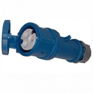 Rundstift Skjøtekontakt 1-FAS 216-6 230V Blå IP44-0