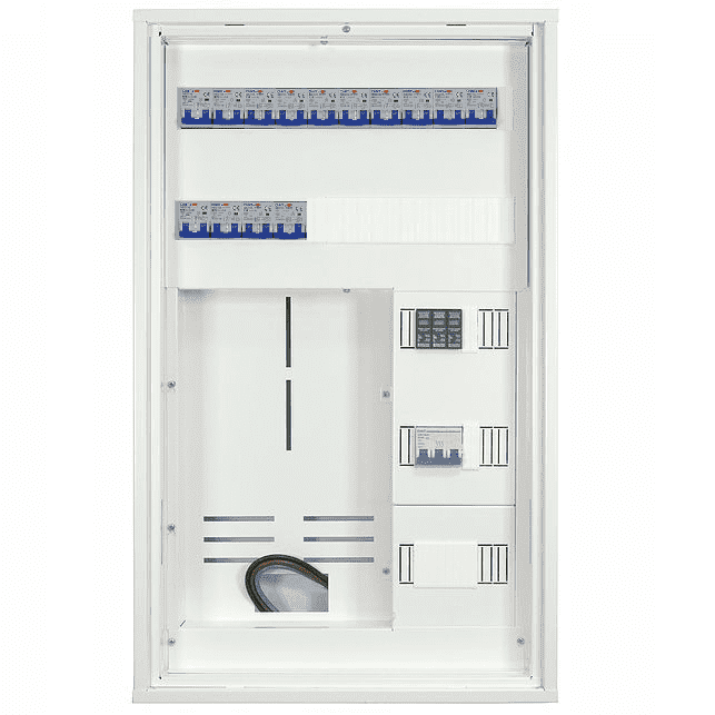 Sikringsskap ferdigbygd 2 Rader m/Overlastvern og 14 Jordfeilautomater-0 Sikringsskap ferdigbygd 2 Rader m/Overlastvern og 14 Jordfeilautomater-0