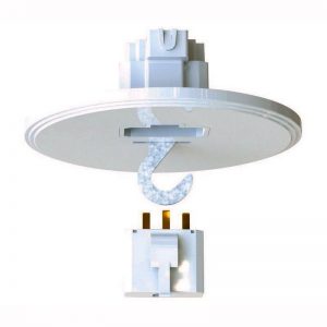 Stikkontakt DCL Egant f/tak m/plugg-0