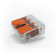 Wago klemme Slimline 3 X 0,5 - 4mm2 m/åpning -0