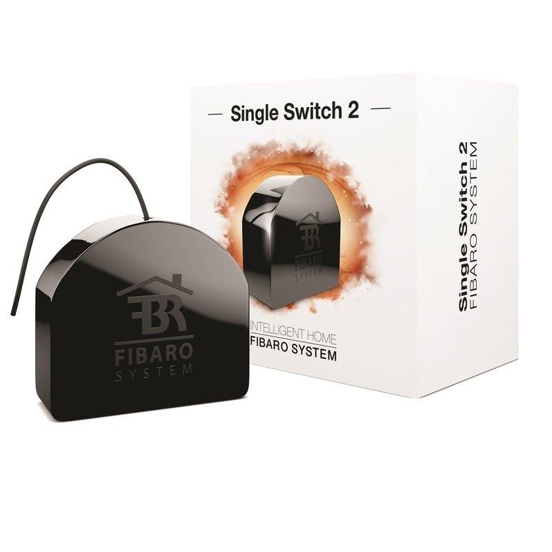 Z-Wave Fibaro Single Switch 2 - Bryter 1840W-0 Z-Wave Fibaro Single Switch 2 - Bryter 1840W-0