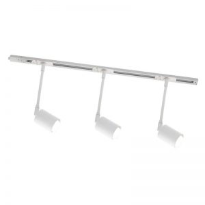 Link Spotskinne 1 meter + 3 x Explore Hvit GU10-0