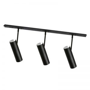 Link Spotskinne 1 meter + 3 x Mib Sort GU10-0