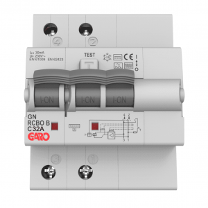 Jordfeilautomat Type B Elbil Lader 32A 30mA 4mod - Ga-0
