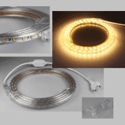 LED Stripe Varmhvit 230V Dimbar Metersvare-0