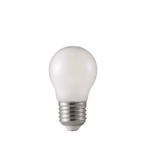 LED pære 230V/E27 4,8W Frostet Krone Dimbar-0