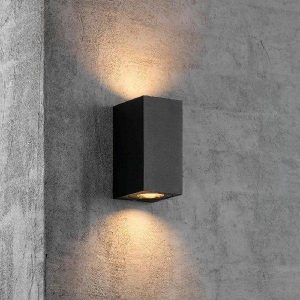 Canto Kubi Maxi Utelampe Svart 2 x GU10/35W IP44-5066