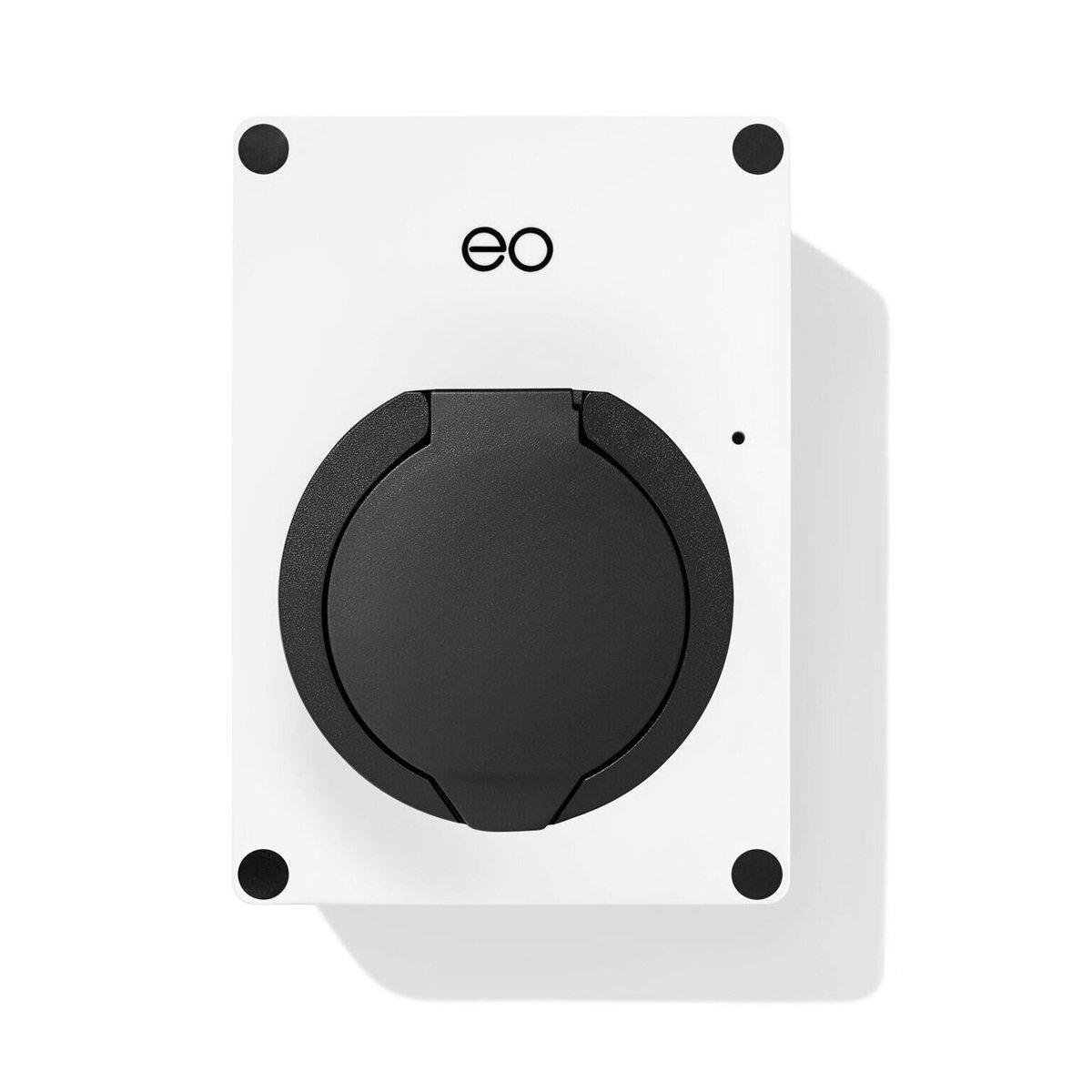 Elbil ladestasjon eoMini hvit 1P+N 6-32A type 2 u/kabel-0 Elbil ladestasjon eoMini hvit 1P+N 6-32A type 2 u/kabel-0