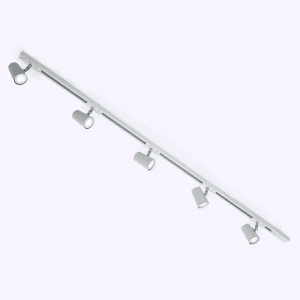 Trackline Conic 1,5M skinne M/ 5 Spot Hvit 5,5 Watt GU10 LED-0