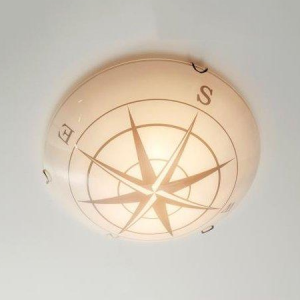 Kompass Taklampe Opal 2 x E14 Dia 30