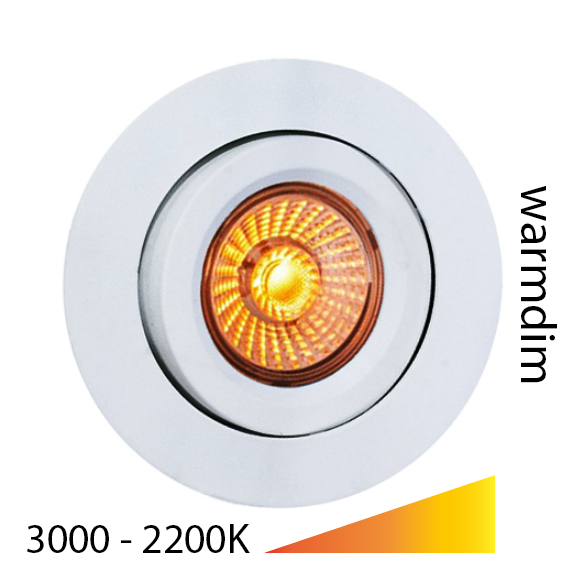 Charon Led Downlight Warmdim Iso 5W Matt Hvit Charon Led Downlight Warmdim Iso 5W Matt Hvit
