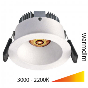 Elara Led Downlight Warmdim 8W Matt Hvit