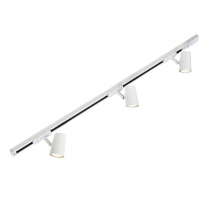 Trackline Conic 1,0M skinne 3 spotter Hvit