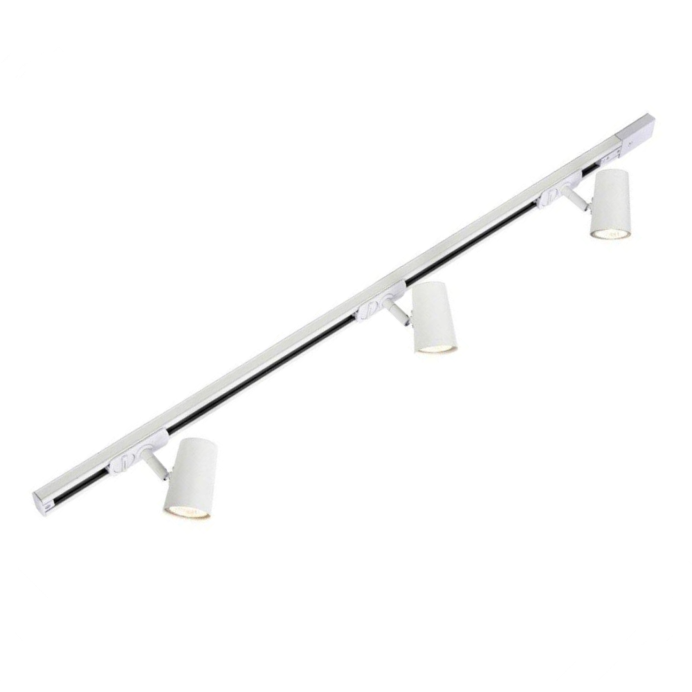 Trackline Conic 1,0M skinne 3 spotter Hvit Trackline Conic 1,0M skinne 3 spotter Hvit