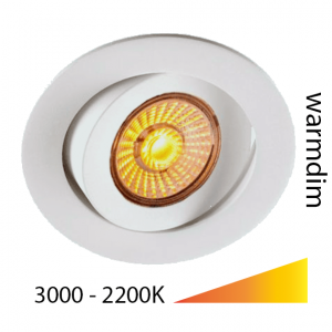 Venus Led Downlight Warmdim 12W Matt Hvit 2