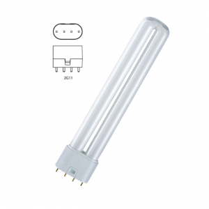 Kompaktlysrør 2G11 55W 4000 k farge
