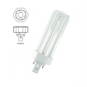 Kompaktlysrør GX24d-2 2-pins 830