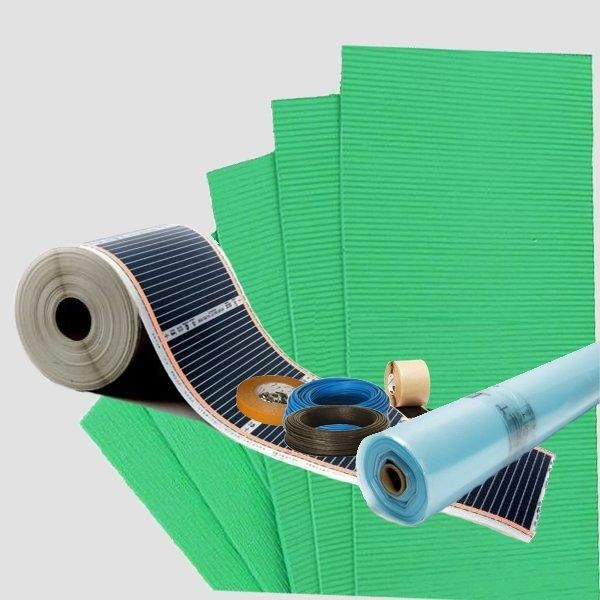 Varmefoliepakke for 1 kvadratmeter HeatSmart-1 Varmefoliepakke for 1 kvadratmeter HeatSmart-1